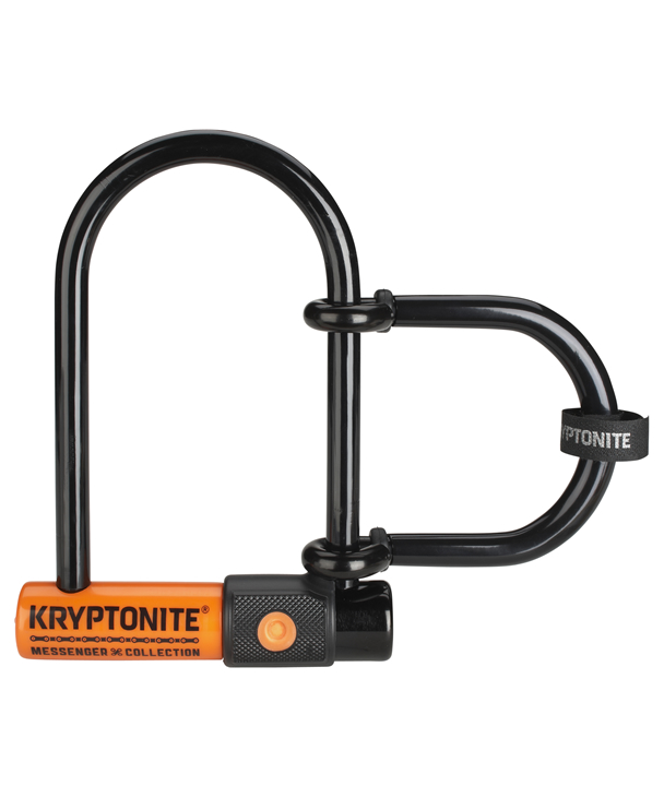 Kryptonite Messenger Mini Bicycle U-Lock Total Package w/WheelNutz Kryptonite Messenger Mini Bicycle U-Lock Total Package w/WheelNutz