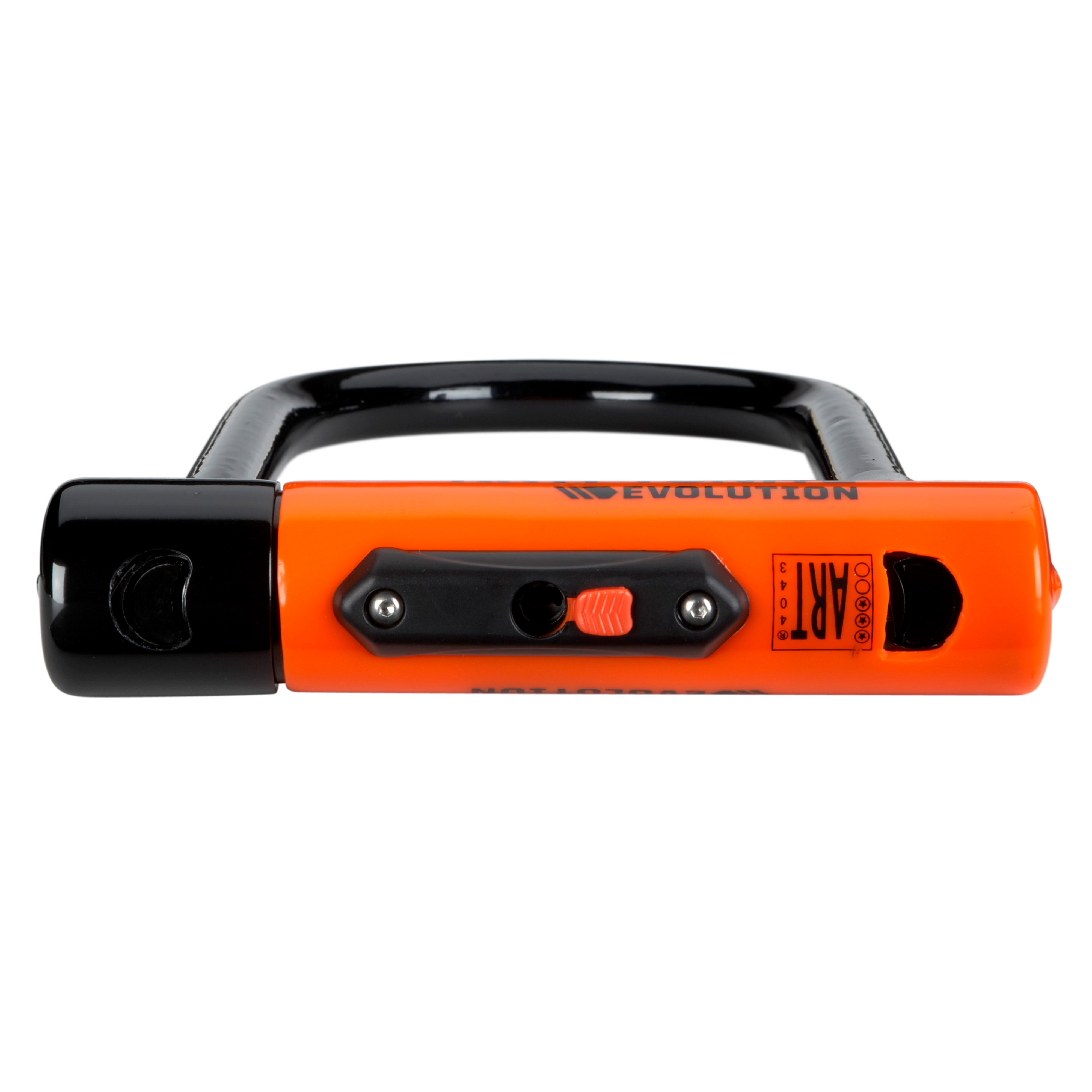 Kryptonite Evolution 5 Antivol Vélo Mixte - Noir/Orange 14cm X 8,4cm