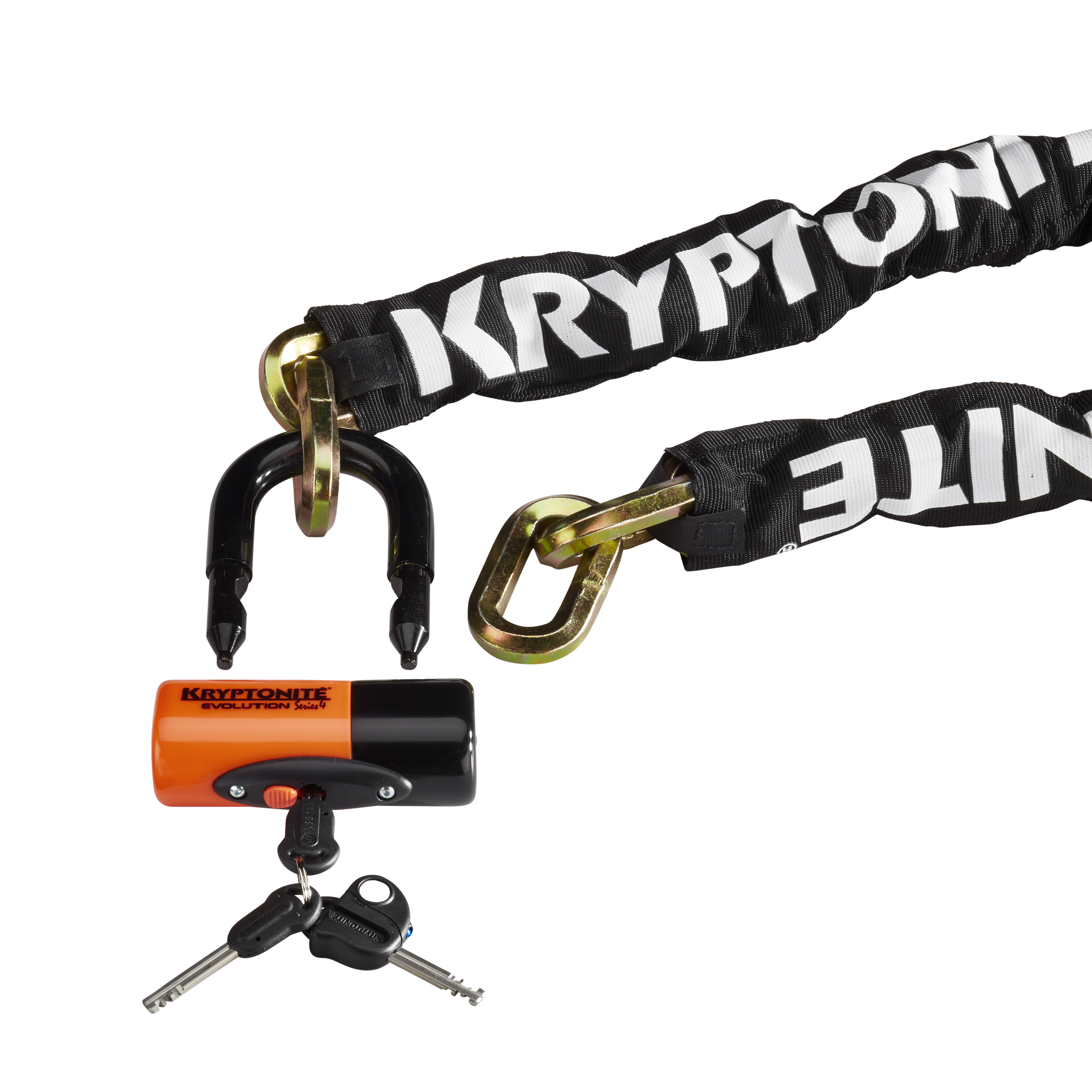 Kryptonite New York Chain 1210 & Evolution Disc Lock (100cm/3.25 - View #8